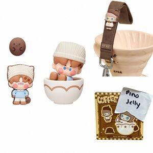 POP MART • POP Bean Coffee Factory Series Pino Jelly Charm/Short Strap Blind Box